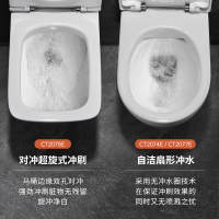 浪鲸卫浴壁挂马桶隐藏式水箱坐便器嵌入式小户型家用卫生间