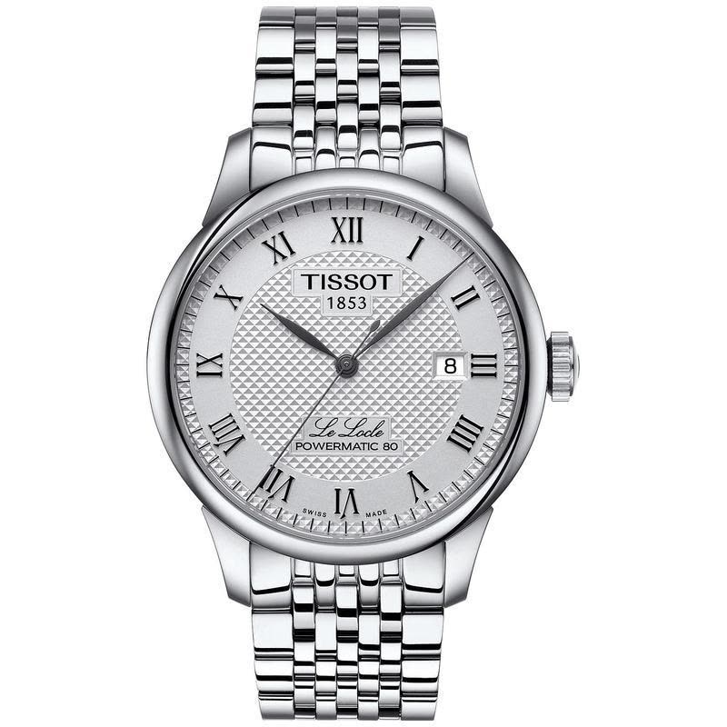 TISSOT 天梭男士Men's Swiss Le Locle Stainless Steel Bra手腕表图片