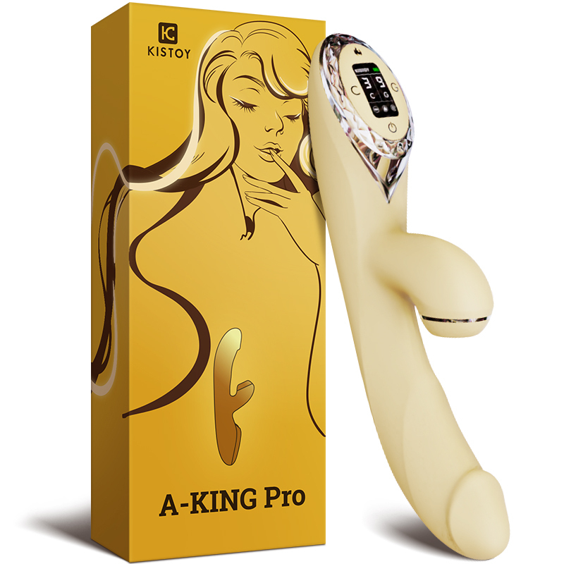 KISTOY A-KING Pro 智能加温吸吮震动棒炮机女用自尉器情趣用具跳蛋女性系列成人用品