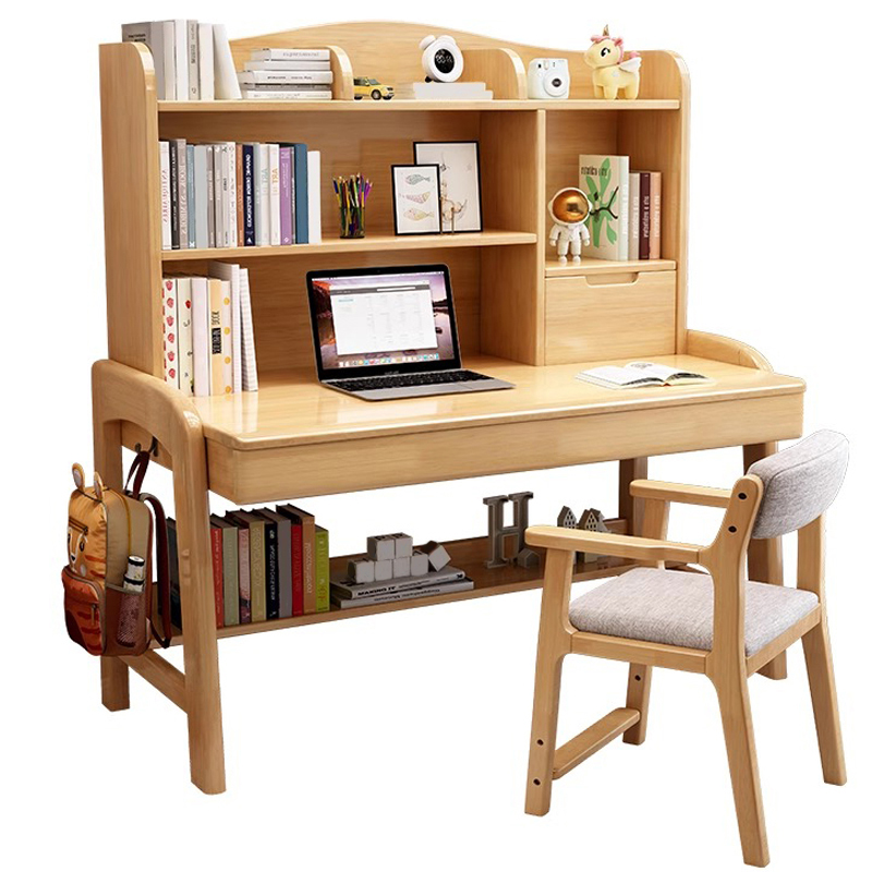 河洛伟业学习桌80cm套高清大图