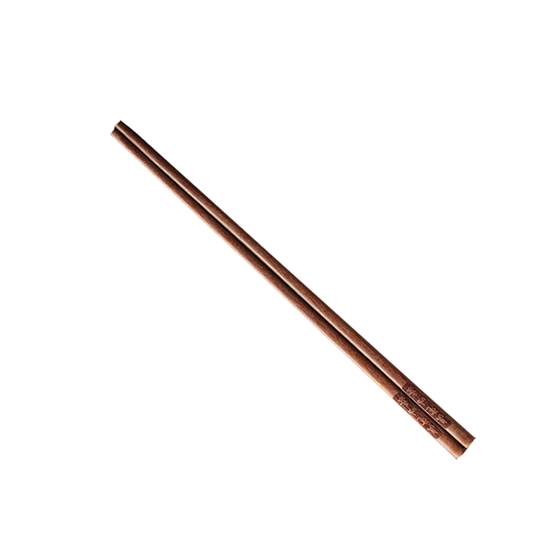 海铁科技红檀木筷子25cm(万事如意)/双高清大图