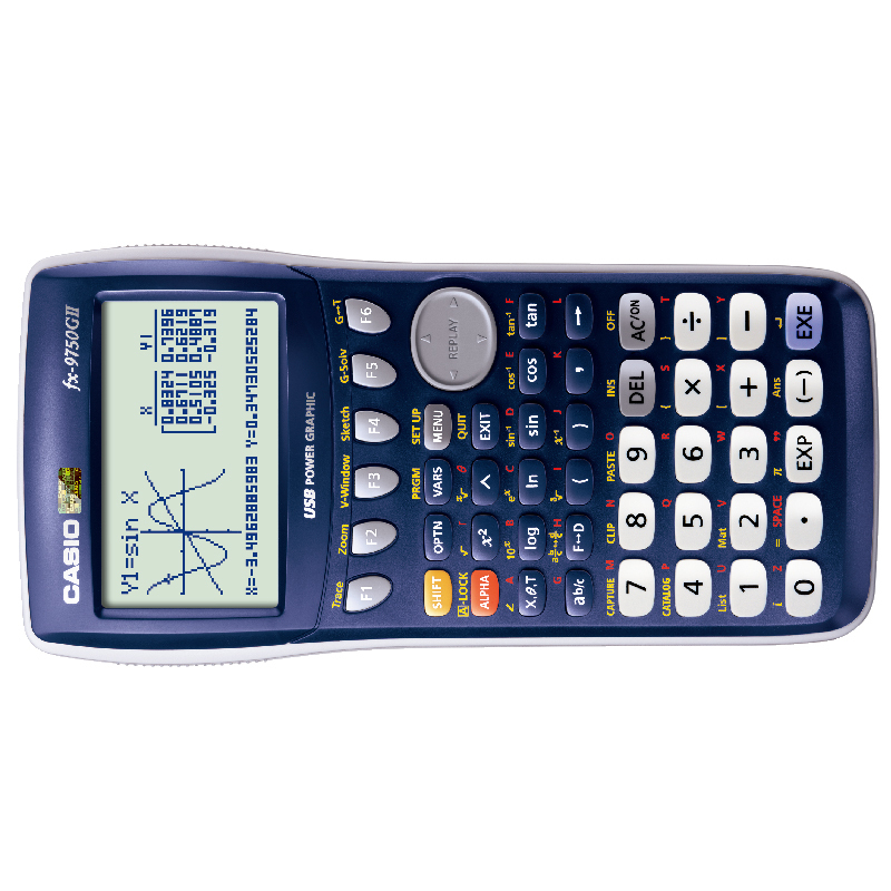 卡西欧（CASIO）FX-9750GII 图形计算器 深蓝色宁选
