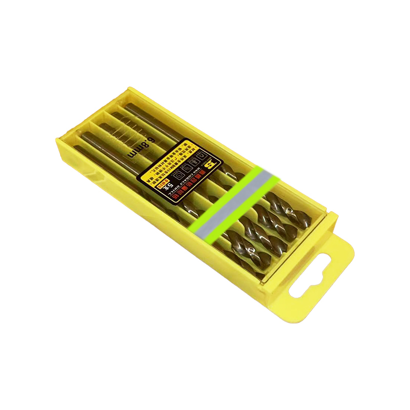 波斯(BOSI) 荧光系列直柄含钴麻花钻 6.8mm/5支 盒高清大图