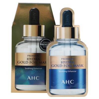 AHC 黄金面膜25g*5 韩国原装进口补水保湿 滋润肌肤 提亮肤色淡化细纹紧致肌肤面贴膜 5片/盒