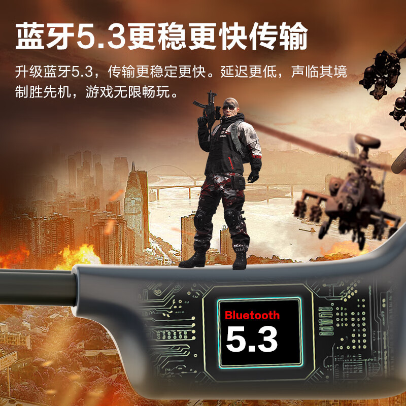 纽曼 BC-F5开放式不入耳无线蓝牙耳机高清大图