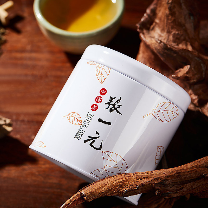 张一元 中国元素特级茉莉花茶 白雪香 75克/罐高清大图