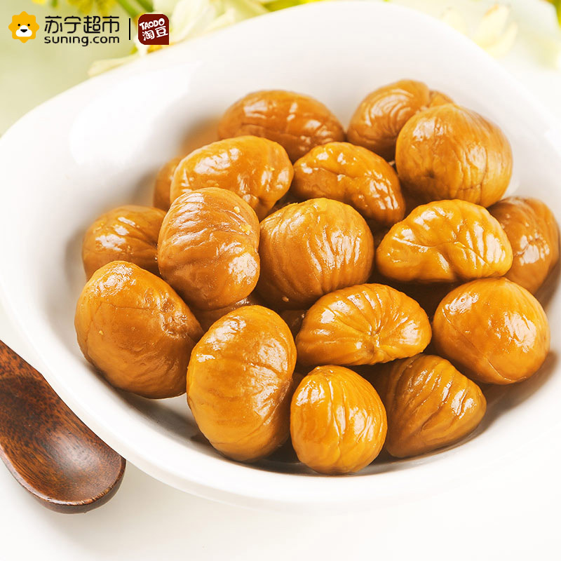 淘豆_甘栗仁100g袋 熟栗子仁 休闲零食坚果 板栗仁