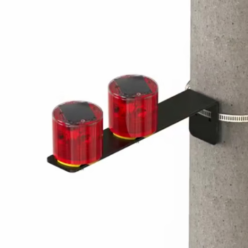 银鑫盛源 YXSY-B11 0.7Ah 75次/min 太阳能警示灯(计价单位:盏) 红色 加厚材质 耐锈耐蚀高清大图