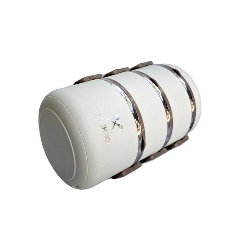 兰雅昀 304不锈钢保温可拆分三层饭盒 2.7L 个高清大图