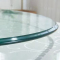 翌嘉YJ40619023 餐桌玻璃转盘钢化玻璃转盘圆形玻璃餐桌垫 100cm
