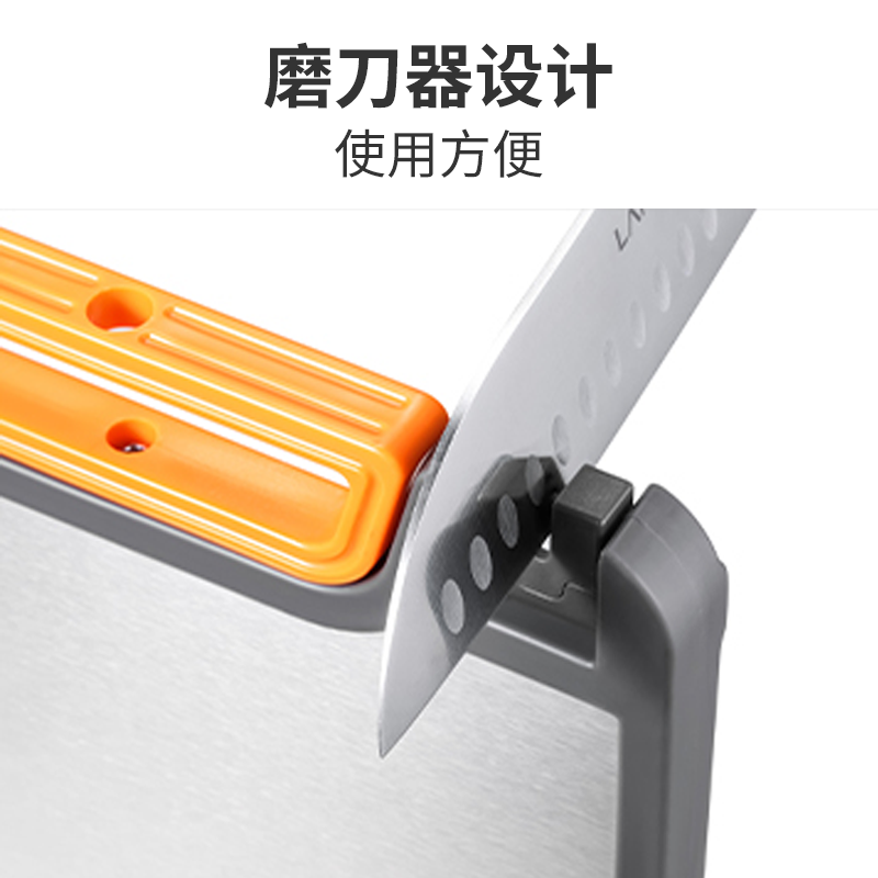 康巴赫 KQS-M3828 不锈钢双面砧板 38cm*28cm*2cm