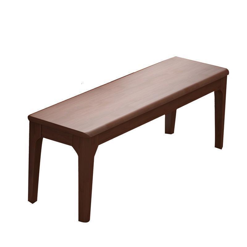 汐岩品木源 现代简约北欧原木实木长凳1.2米长条凳 餐桌椅配套凳子 1.5米长凳（胡桃色)