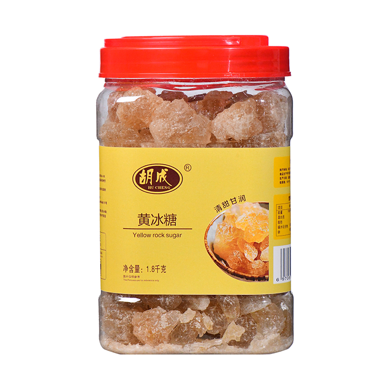 胡成 优质黄冰糖 1800g/罐