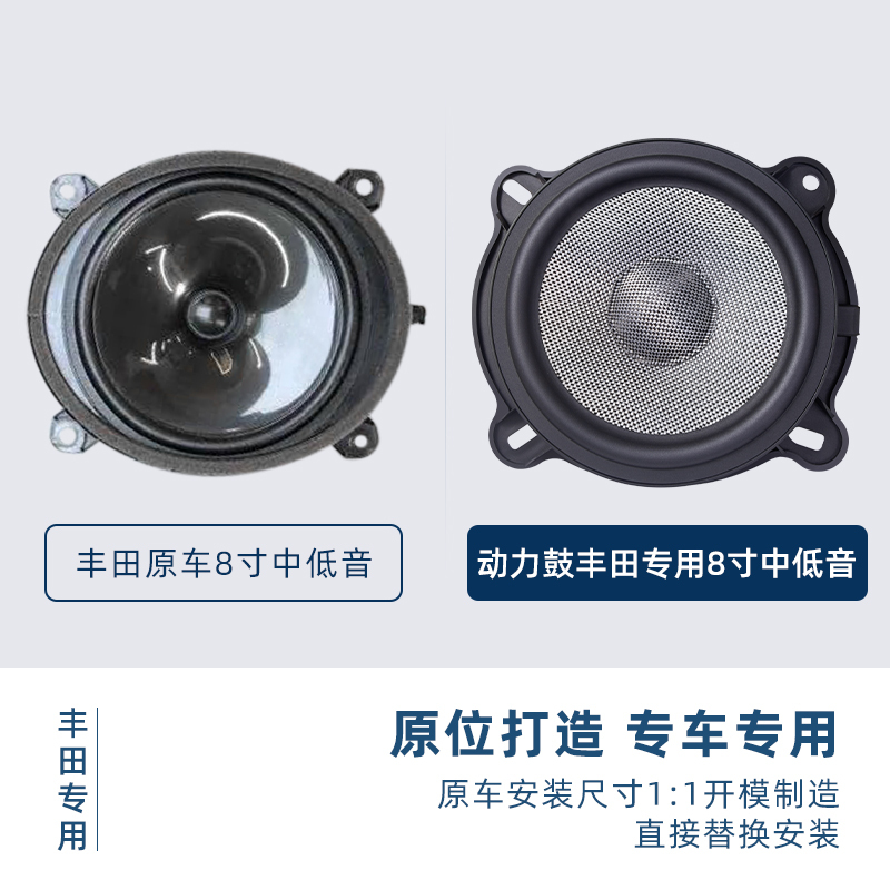 新款适用丰田车专用音响喇叭塞纳格瑞维亚亚洲龙凯美瑞中置高低音无损高清大图