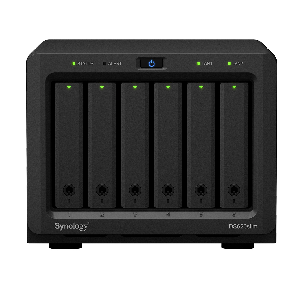群晖synologyds620slim网络存储服务器nas文件共享私人云盘适用于25