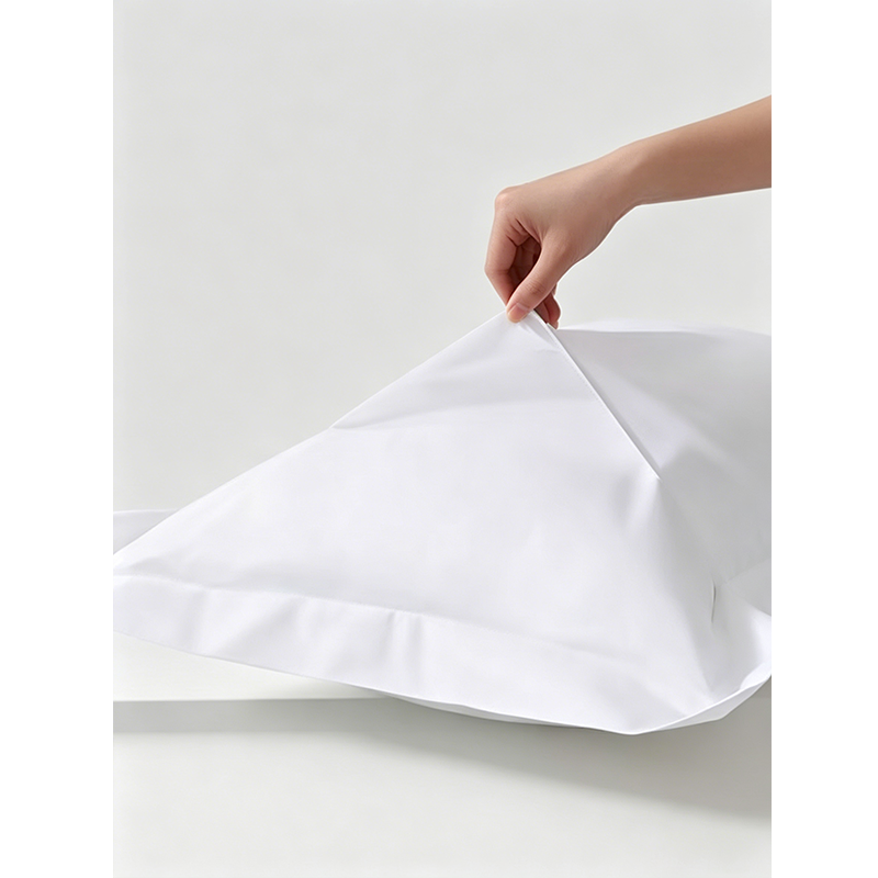 卡芙润 KFR-ZTT01 48*74cm 纯棉40S贡缎 枕头套 (计价单位:个) 白色高清大图