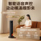 美的(Midea)[火焰轻奢]石墨烯语音遥控暖风机/家用电热取暖器/加热电暖器/电暖气大面积立式轻音节能NFT-HYR