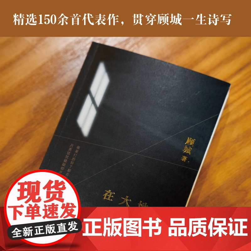 [新东方店]在大地上画满窗子 顾城的诗 一代人我是一个任性的孩子远和近月亮和我 我要成为太阳等散文诗集 东方名家经典高清大图