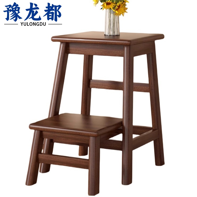 豫龙都 实木梯凳 58cm 个