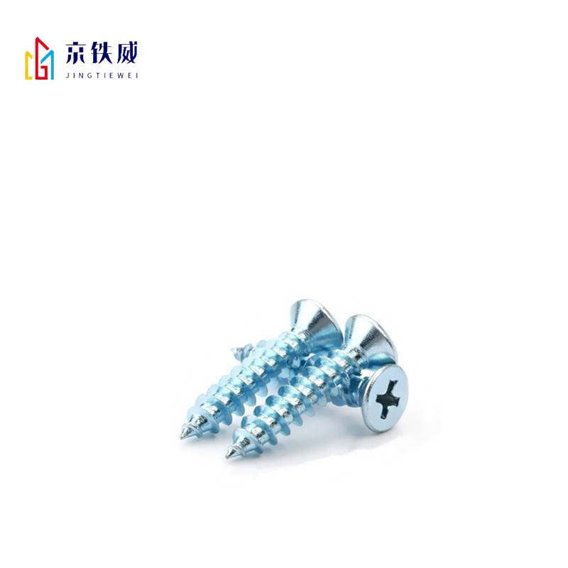 京铁威 镀锌十字沉头自攻螺丝M4*25/个高清大图