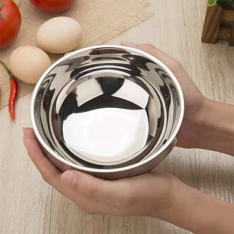 企购优品 加厚不锈钢碗 14cm