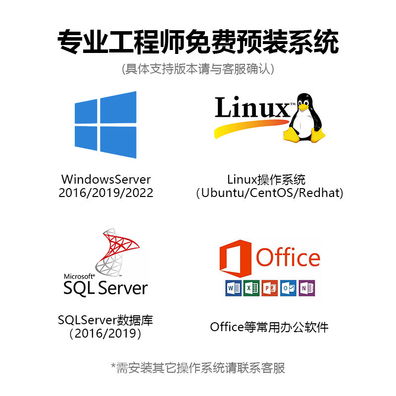 联想Lenovo问天服务器wr5220g3/8473c*2/8*64g ddr5/四口千兆➕双口万兆含模块/730-8i