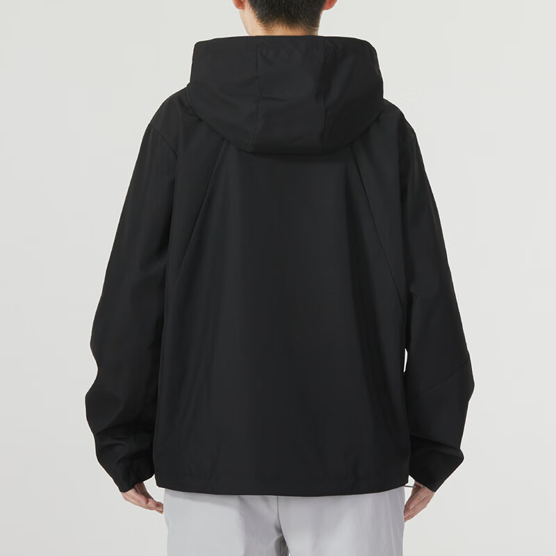 安德玛(UNDERARMOUR)梭织夹克男装 2023新款训练运动服跑步健身休闲连帽秋季外套