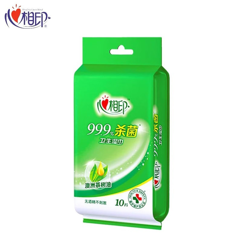 心相印(Mind Act Upon Mind) 湿巾 独立包装XCA001 10片/包 96包/箱 单箱装