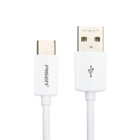 品胜(PISEN) USB Type-C 2A数据充电线1500mm（苹果白）PET盒装 单盒价格