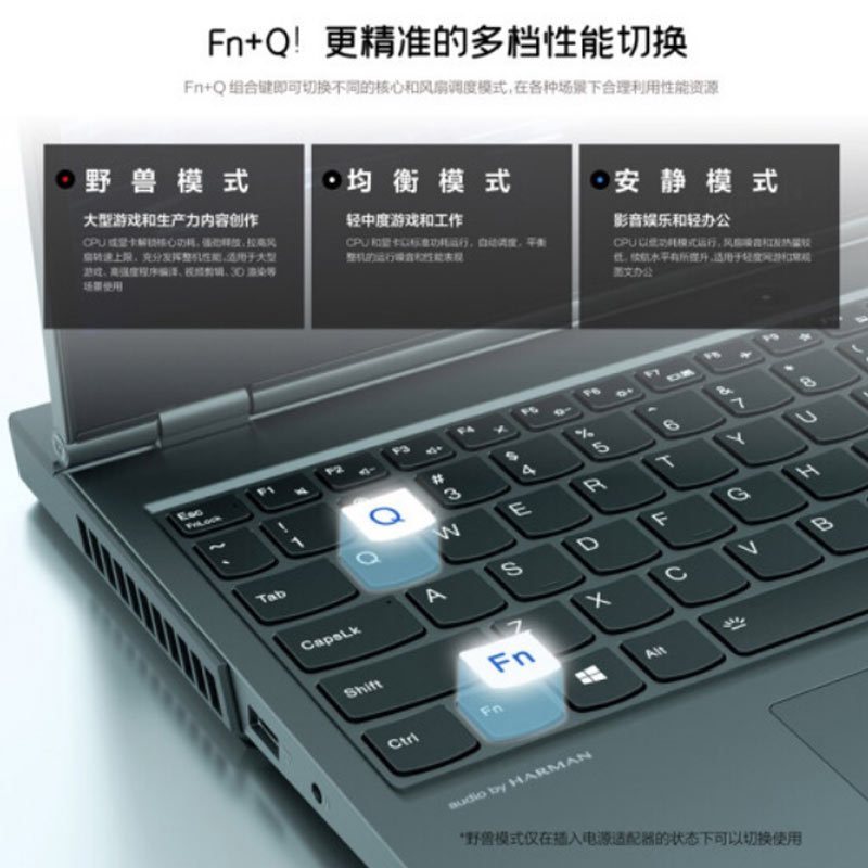 联想(Lenovo)R7000 15.6英寸笔记本电脑(锐龙R7 16G 1T固态 GTX1650TI 4G)定制