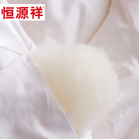 恒源祥家纺纯棉60支贡缎大提花羊毛被澳毛被芯冬被加厚保暖床上用品
