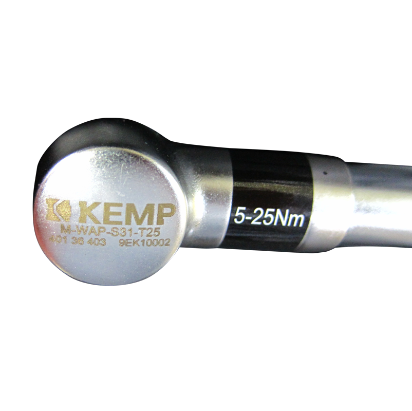 KEMP肯普3/8“ 方头 5-25Nm 可调式打滑机构扭力板手M-WAP-S31-T25高清大图