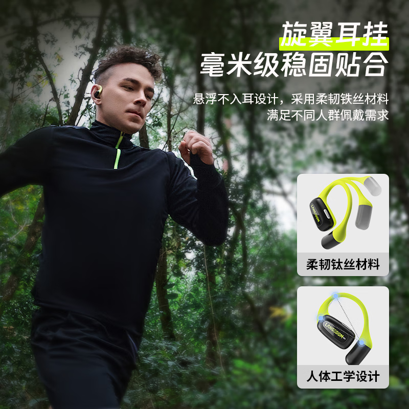 兰士顿可水洗不入耳运动耳机AirFit(TS15)高清大图
