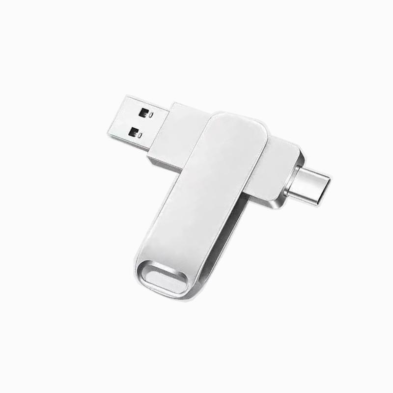 淘行者 TXZ-16 两用存储 128g U盘 (计价单位:个) 银色高清大图