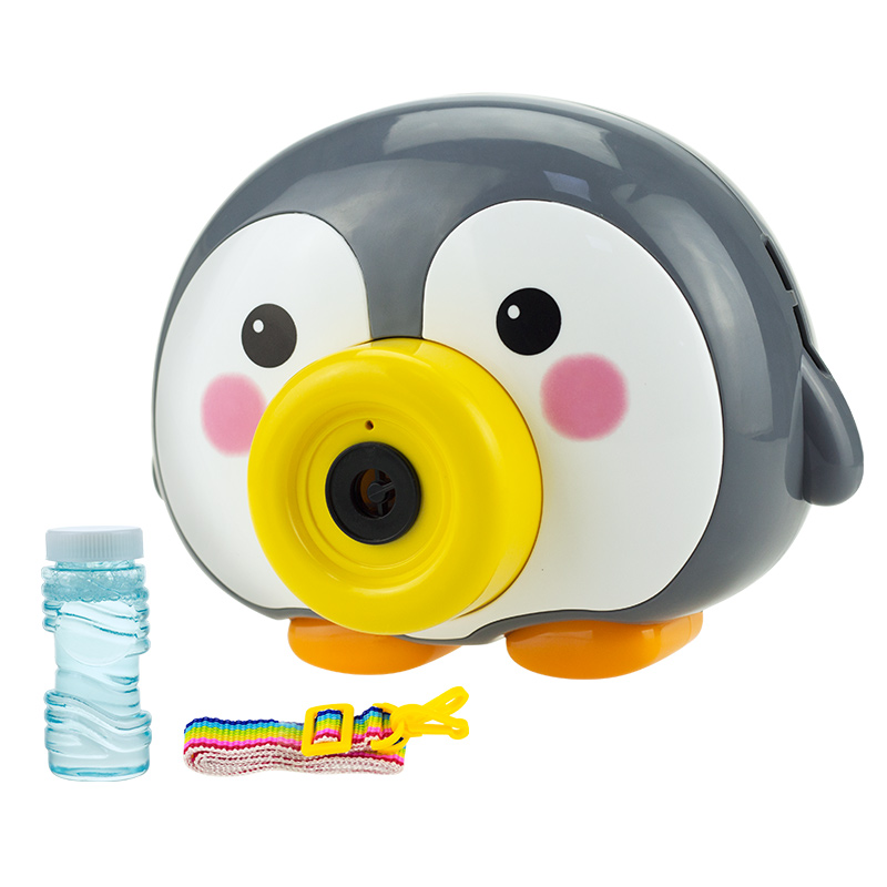 婴侍卫 企鹅泡泡机 HG-2007 灰/蓝 可选色高清大图