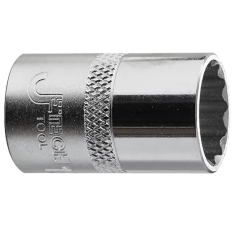 JETECH/捷科 1/2寸系列公制十二角镜面套筒 SKD1/2-12 12mm 1只
