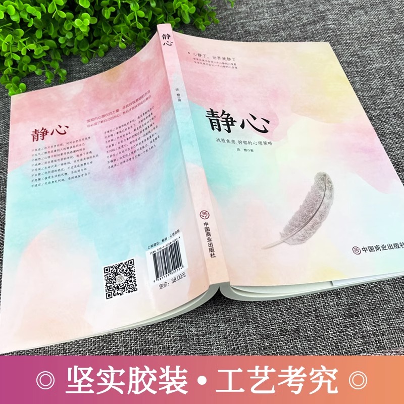 [正版]静心-战胜焦虑抑郁的心理策略书籍抖音做自己的心理医生 心灵励志静心积极心理学情绪控制书籍心理健康心理疏导书籍高清大图