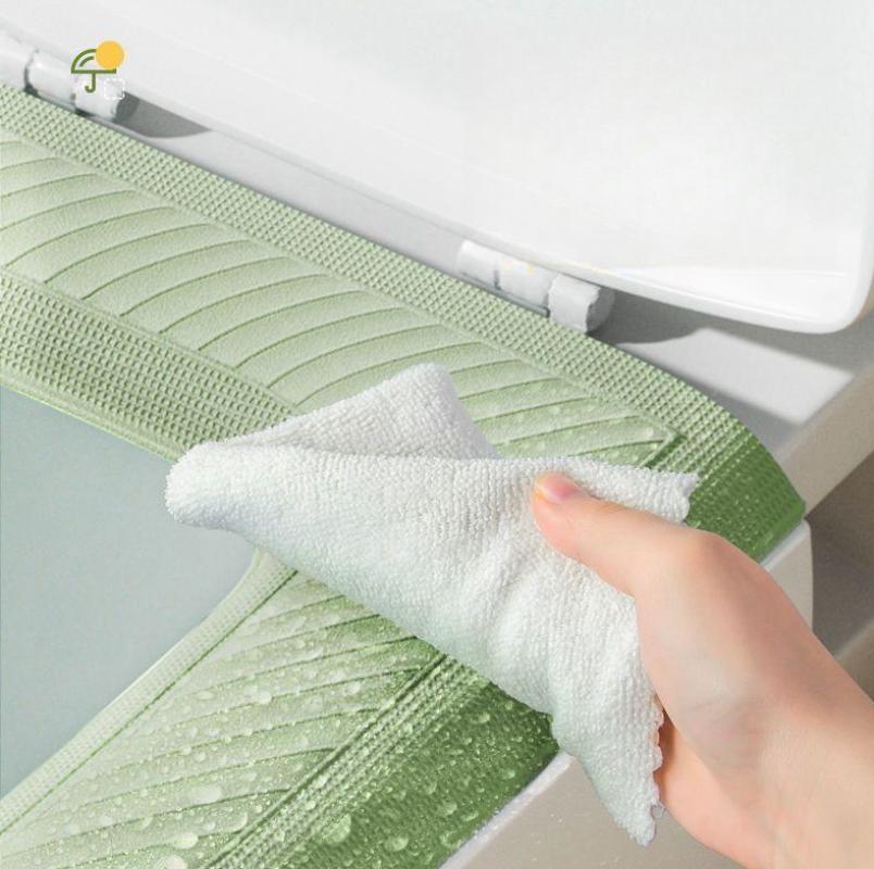 四季通用EVA家用马桶坐垫手提防水马桶垫家居高发泡免洗坐便垫子-马桶坐垫;灰+绿色