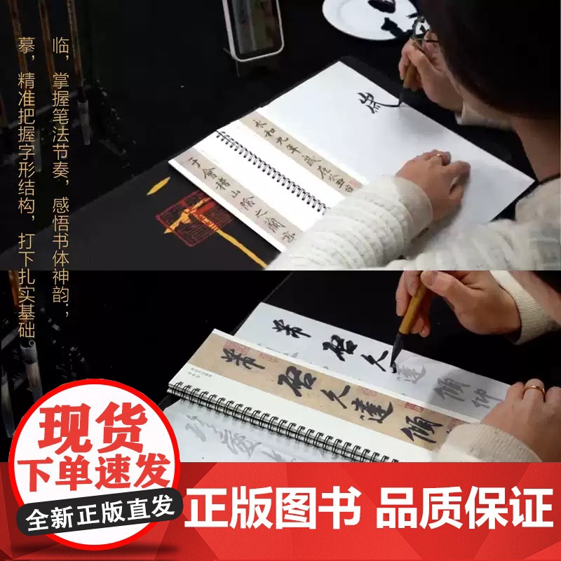 [正版] 古代名碑名帖临摹精选——颜真卿楷书《颜勤礼碑》(上、下)山东美术出版社 zy高清大图