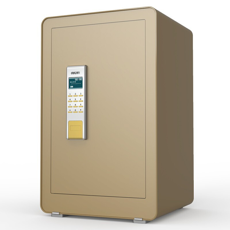 得力4084电子密码保管箱H610(金色)(台)高清大图