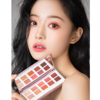 稚优泉眼影盘女十色豆沙大地人鱼南瓜哑光珠光懒人初学者少女系01