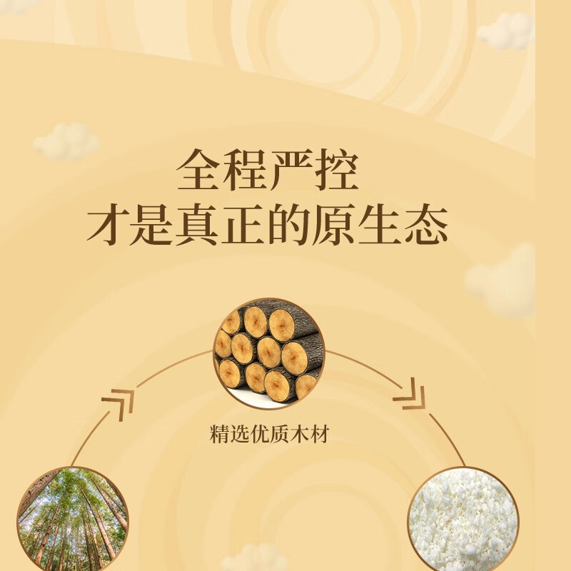 清风国产无香味三层纸巾24包100抽原生木浆中规格无印花超柔亲肤家用纸品高清大图