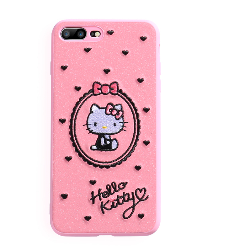 hellokitty苹果8p7p手机壳防摔防撞少女款pc背板与tpu软边框适用于8p7