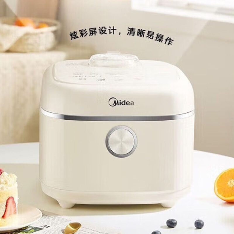 美的电饭煲4L全自动多功能操作简单耐热持续沸煮MB-4E01R高清大图