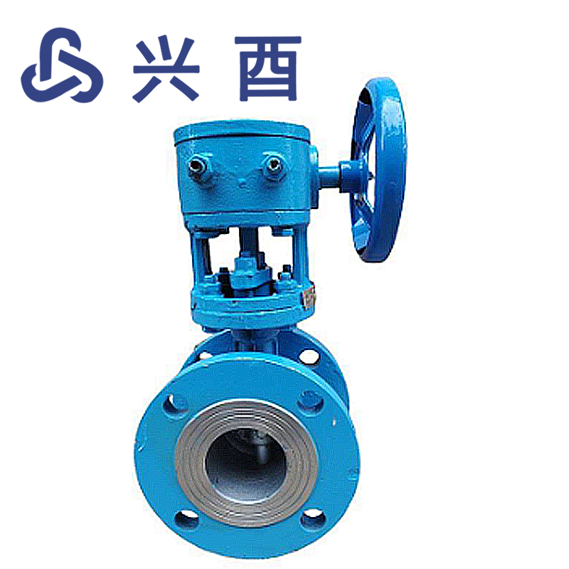 兴酉 铸钢涡轮硬密封法兰蝶阀 DN250 个