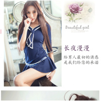 情趣制服 蝴蝶结学生装性感制水手制服诱惑游戏制服 职业OL空姐学生短裙 夜店情趣内衣套装衣服