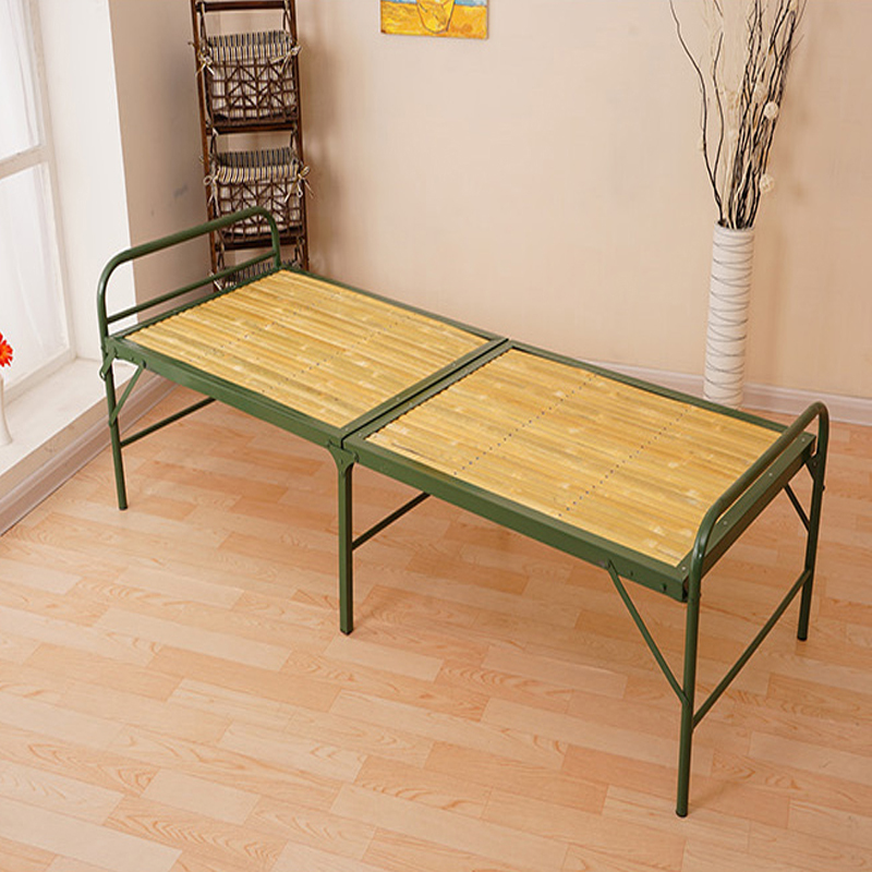 折叠床闪电客单人简易办公室午休床成人午睡床加固竹床双人床
