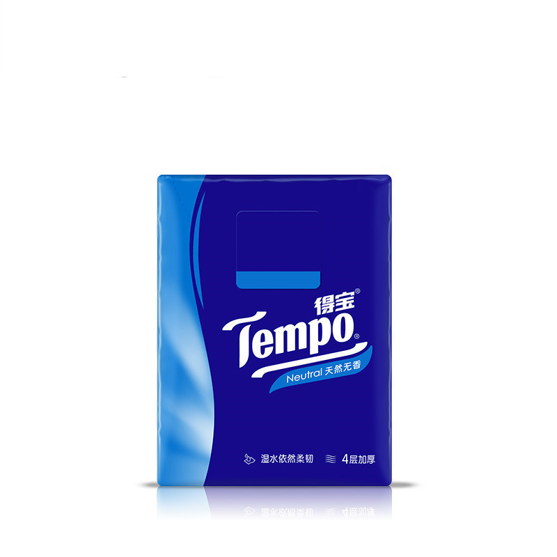 Tempo/得宝 手帕纸 迷你4层*12包(天然无味) 纸手帕餐巾纸小包纸巾高清大图