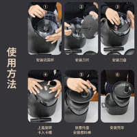 利仁切馅机多功能菜馅机全自动绞肉碎菜机家用饺子馅电动搅肉新款QXJ-K19