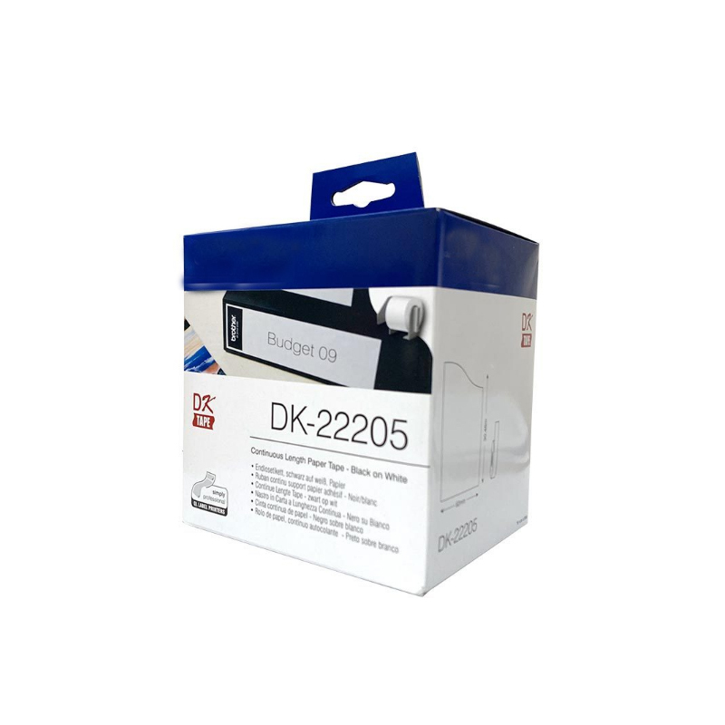 旗舰(FLAGSHIP)DK-22205白底黑字打印卷纸(1卷装)